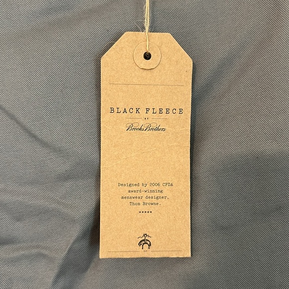 NWT Black Fleece by Brooks Brothers grey button fly pleated shorts in size (BB4) - Picture 3 of 4